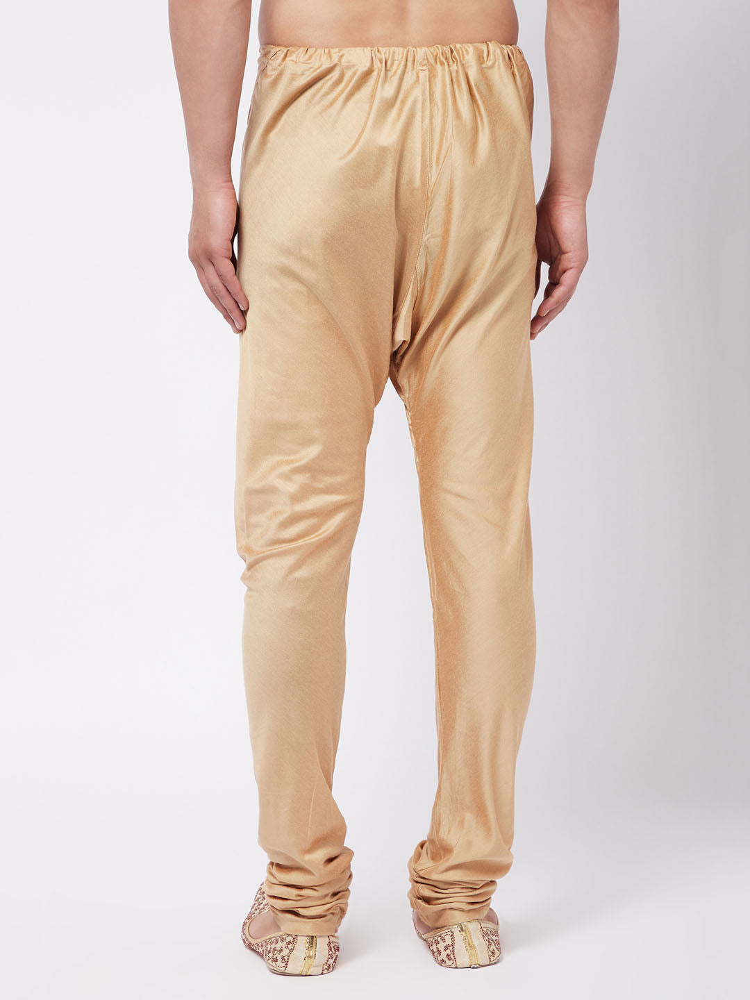 Men's Rose Gold Viscose Blend Pyjama