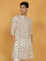 Men's Cream Cotton Kurta