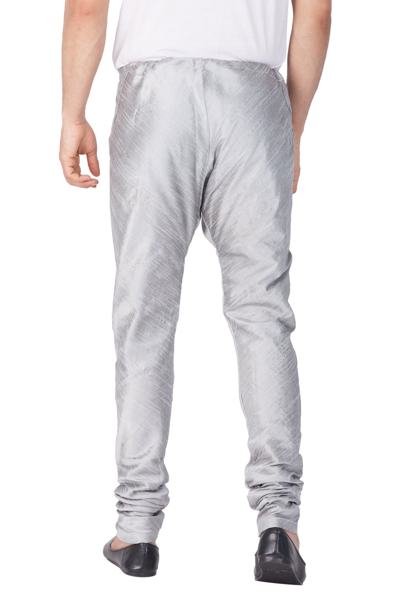 Men's Grey Silk Blend Pyjama