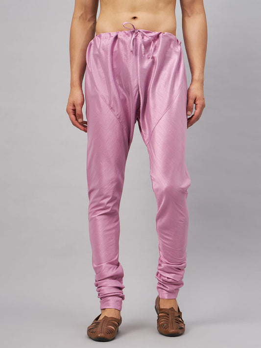 Men's Onion Pink Silk Blend Pyjama