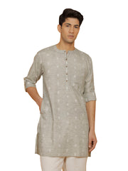 Men's Green Cotton Kurta