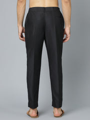 Men's Black Viscose Pant Style Pyjama