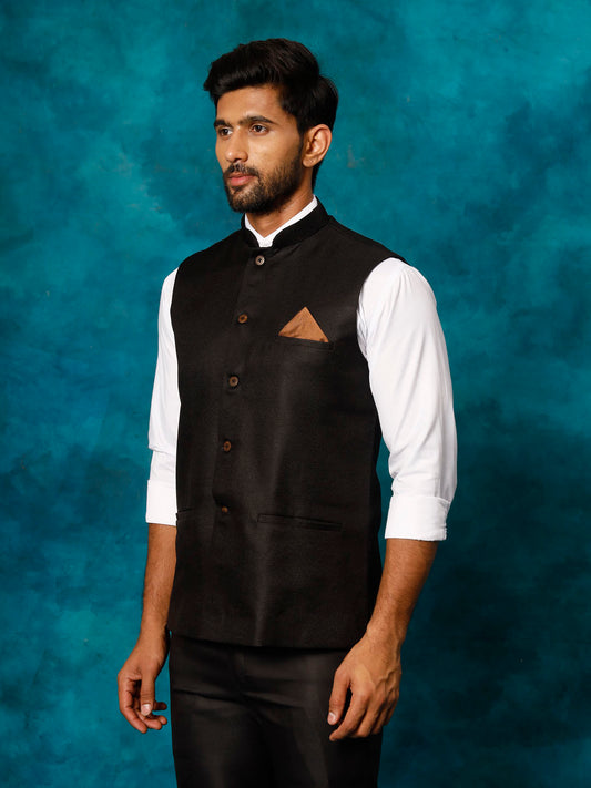 Men's Black - Nehru Jacket