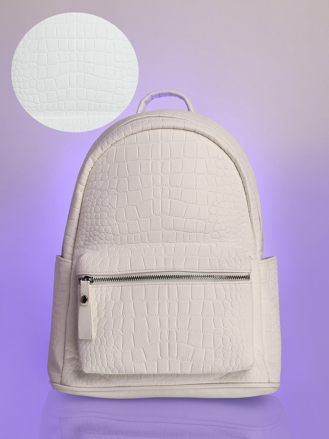 Women's The Croc Curve Backpack - Daisy White