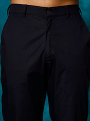 Men's Navy Blue Cotton Pant Style Pyjama