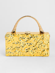 Women's The Dented Serpent Clutch Bag - California Gold