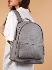 Women's The Croc Curve Backpack - Coin Grey