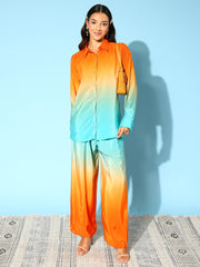 Indo Era Women Ombre Dyed Co-Ords Set