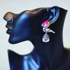 Vibrant Bird Earrings