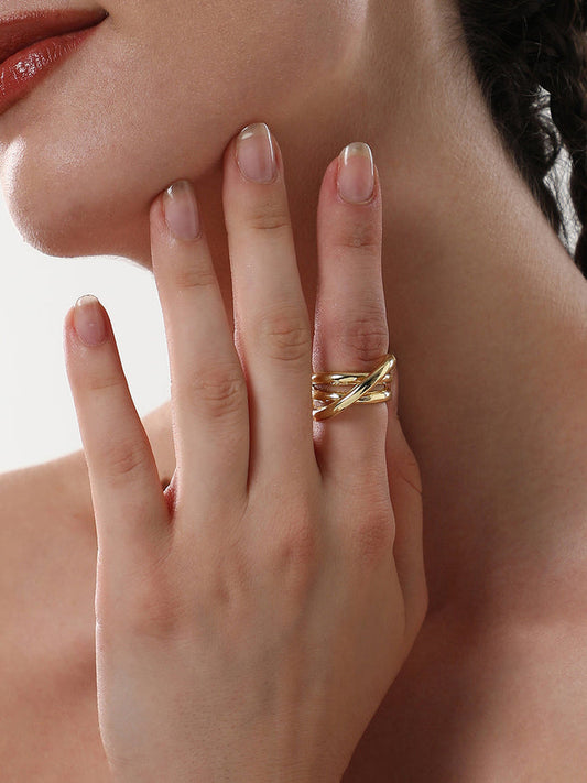 The Loop Finger Ring  California GoldSOHIRG6134