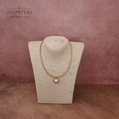 Statement Neck String Pearl Drop