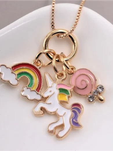 Colorful Unicorn Pendant to match all your Pretty Outfits