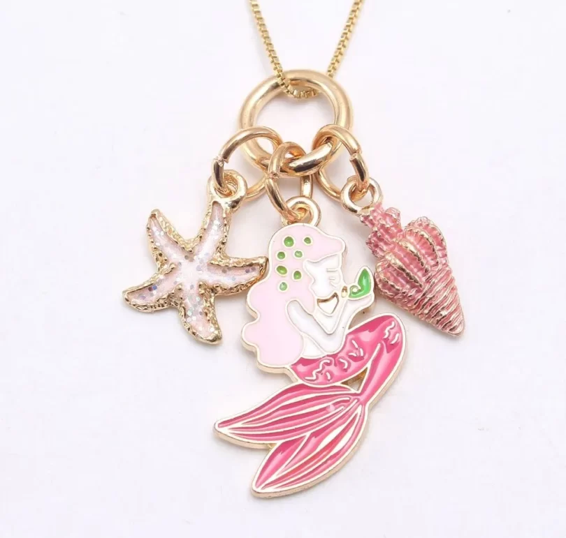Dress your Little Mermaid with pretty starfish and shell charms
