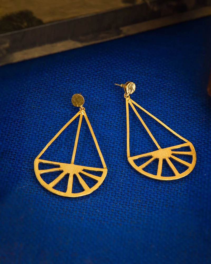 Gold-Plated Galaxy Earring