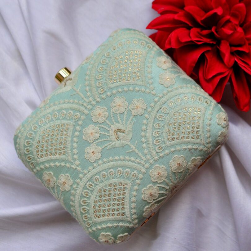 Embroided Clutch