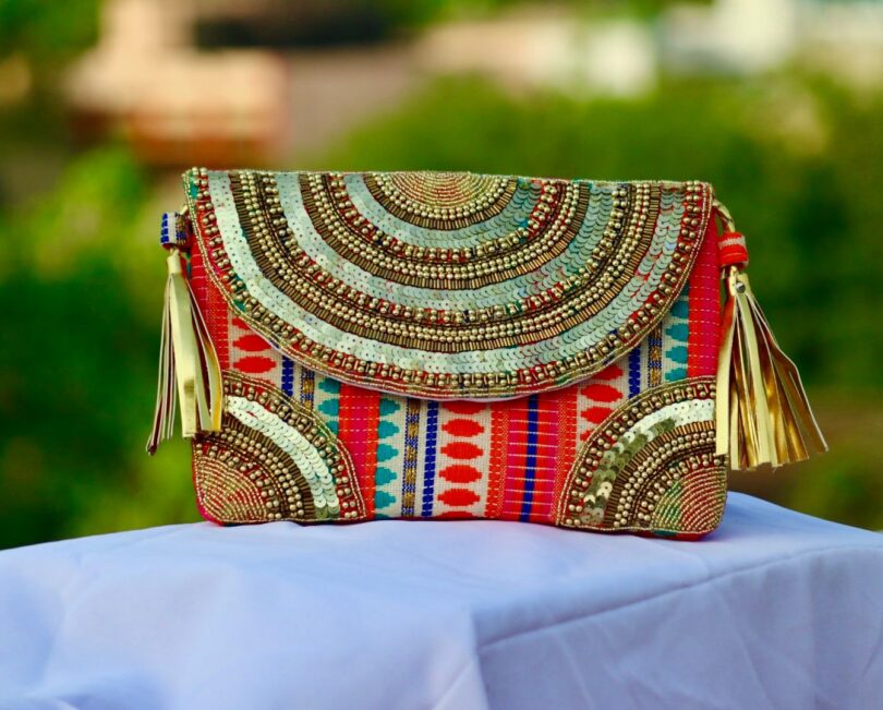 Red Boho Bag