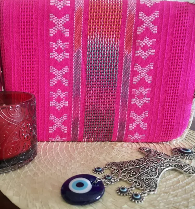 Pink Boho Purse