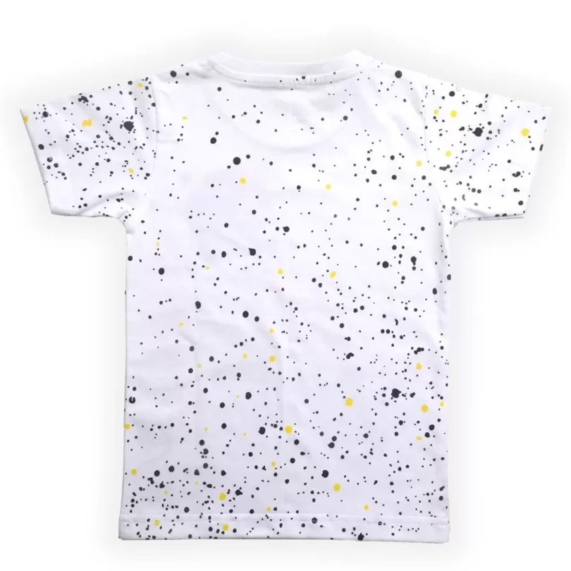 Muscial Overall Printed Cotton Short Sleeve T shirt For Boys