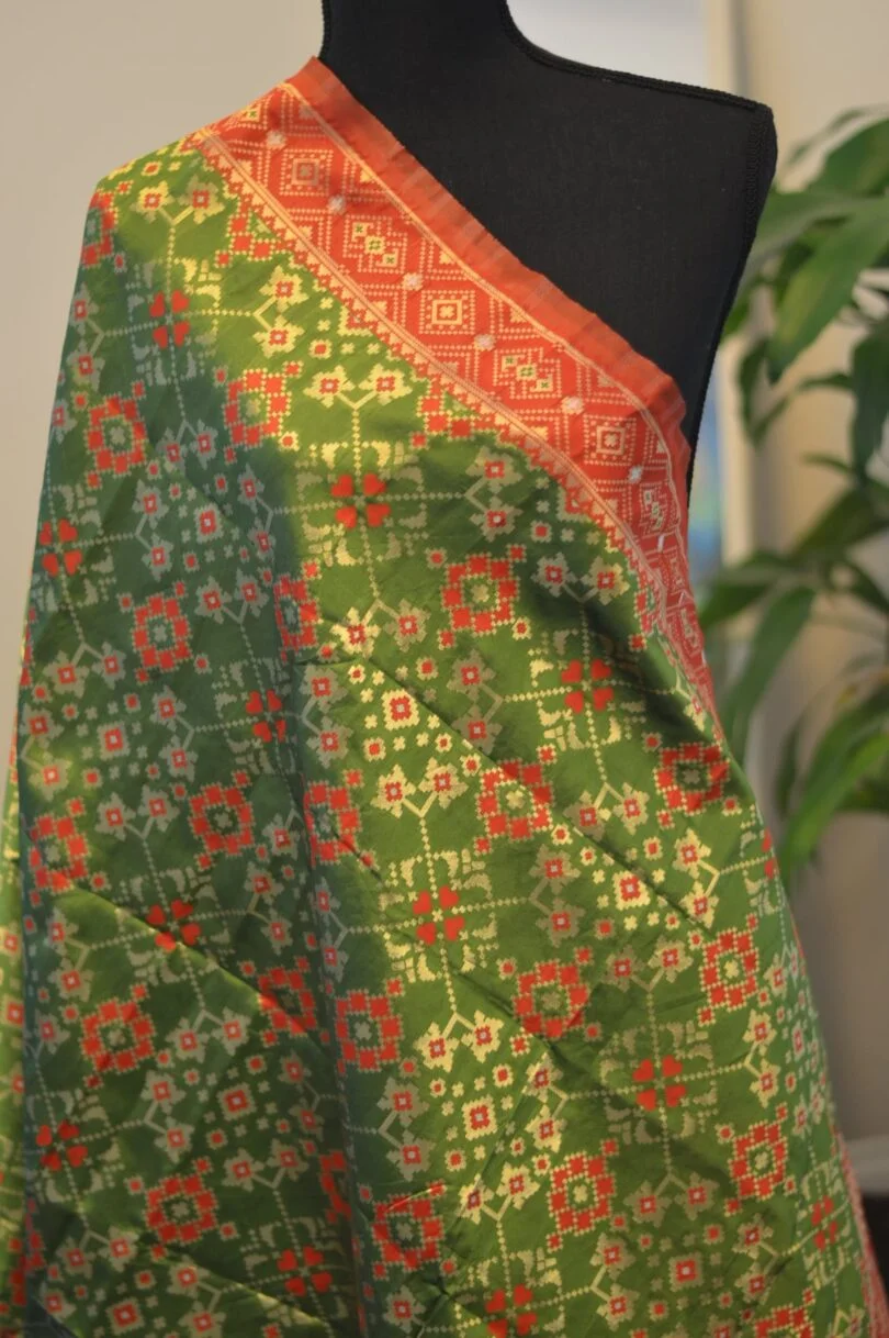 Patola Dupatta- SeaGreen