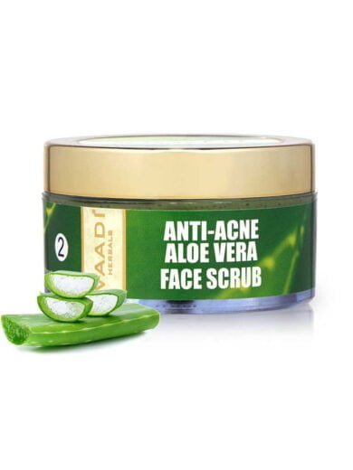 Anti Acne Organic Aloe Vera Scrub Removes Skin Impurities Keeps Skin Soft