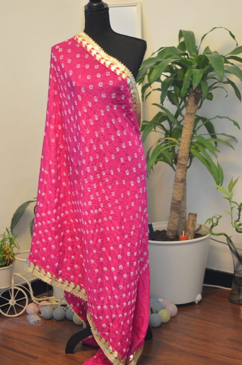 Bandhani Dupatta on Artificial Silk