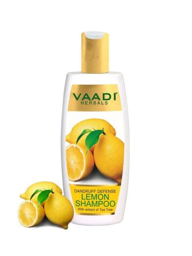 Dandruff Defense Organic Lemon Shampoo with Tea Tree Extract5