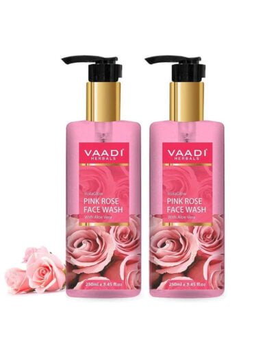 INSTA GLOW PINK ROSE FACE WASH WITH ALOE VERA EXTRACT