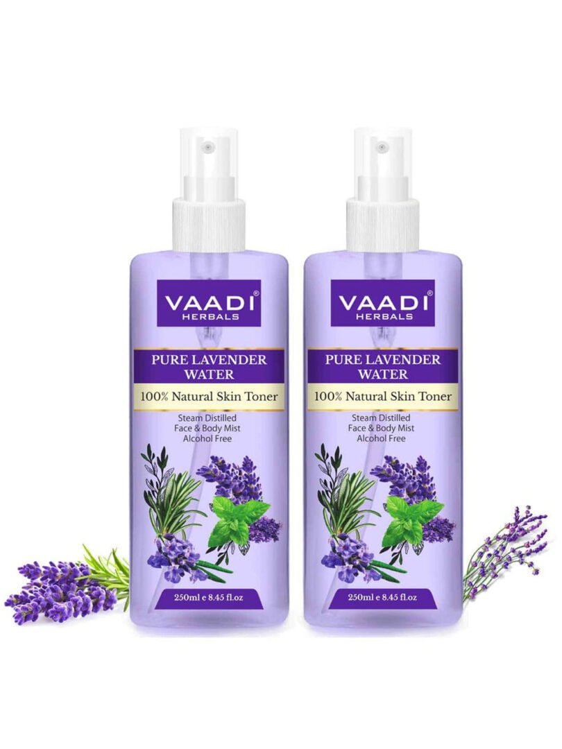 Lavender Water -100% Natural & Pure Skin Toner (2 x 250 ml / 8.5 fl oz)