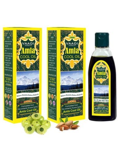 Organic Brahmi Amla Cool Oil Strengthens and Nourishes Hair Relieves Stress Promotes Sound Sleep