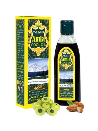 Organic Brahmi Amla Cool Oil Strengthens and Nourishes Hair Relieves Stress Promotes Sound Sleep1