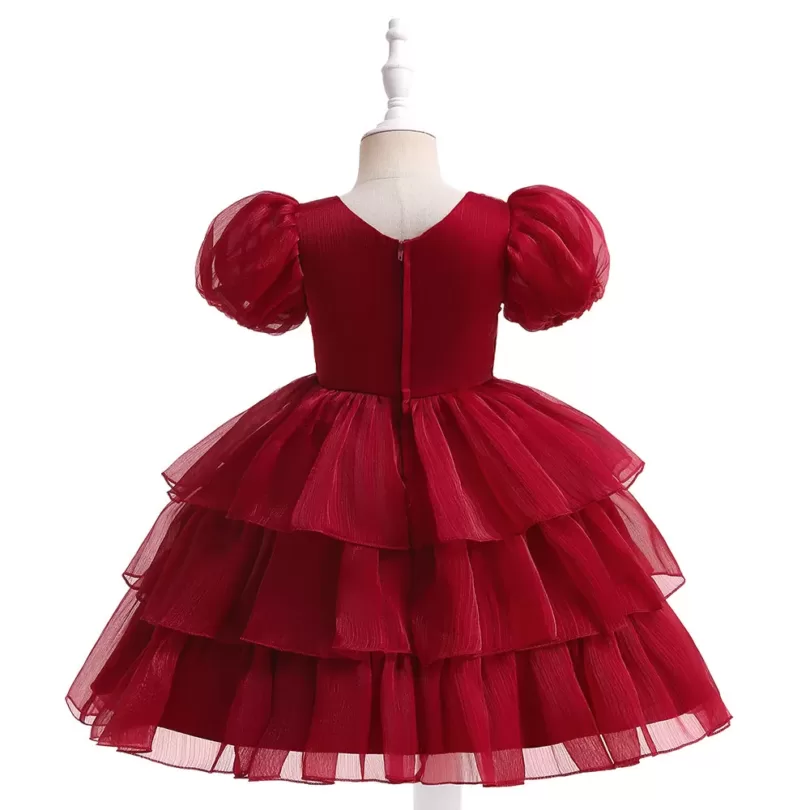 balloon-sleeved-dress-with-frilly-plates-and-accented-with-pearls