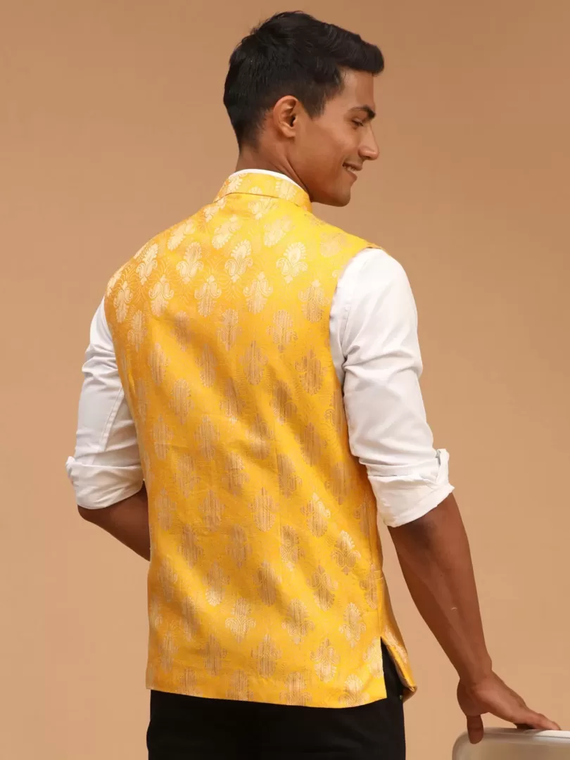 Men's Yellow - Nehru Jacket