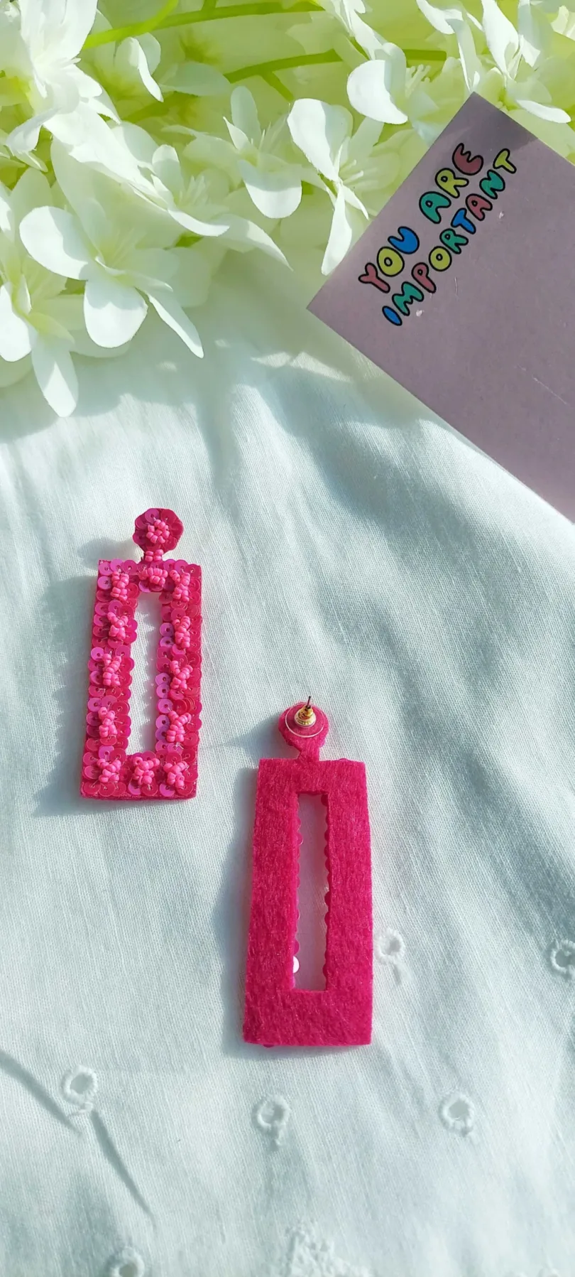 Blush Pink Beaded Jewellery