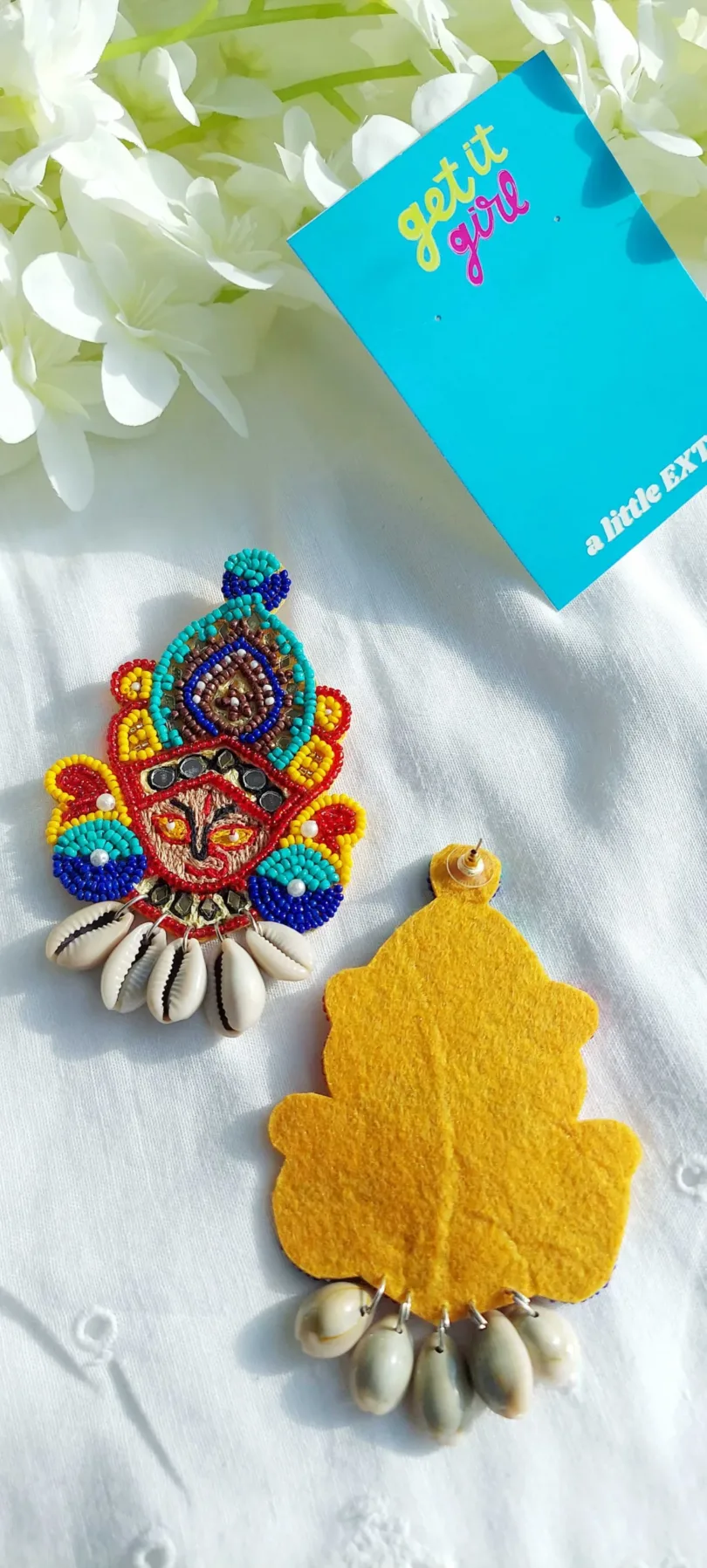 Durga Multicolour Beaded Earrings