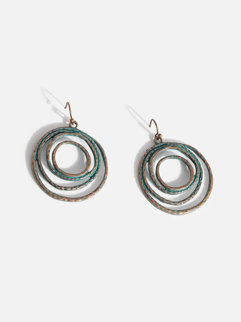 Silver Plated Designer Drop Earring