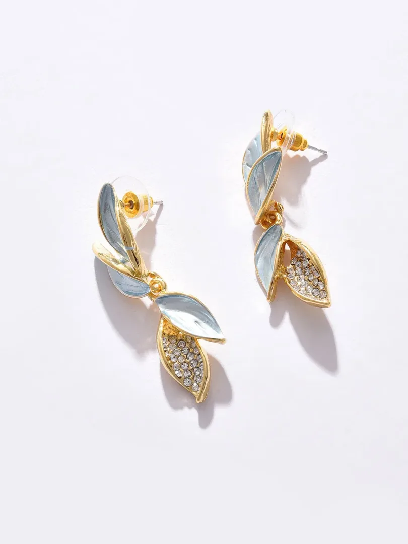 Gold Plated Designer Stud Earrings