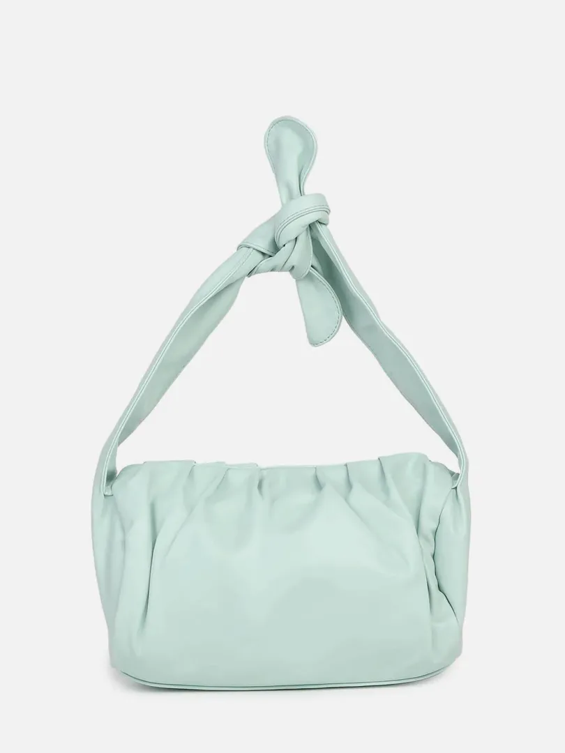 Solid Zip Lock Duffel Bag with Handle detail