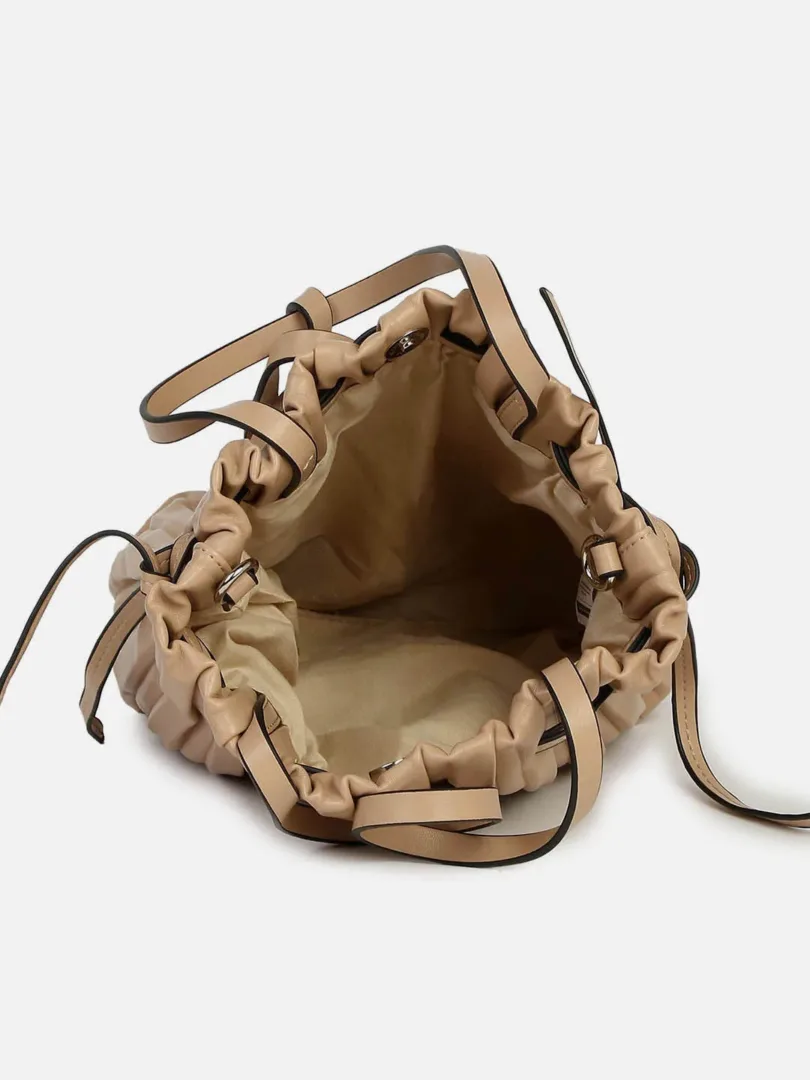 Solid Drawstring  Duffel Bag