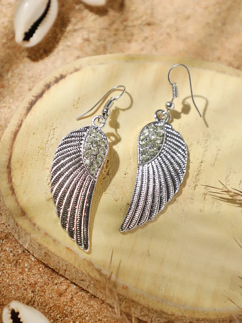 Silver Plated Designer Party Drop Earring For Women