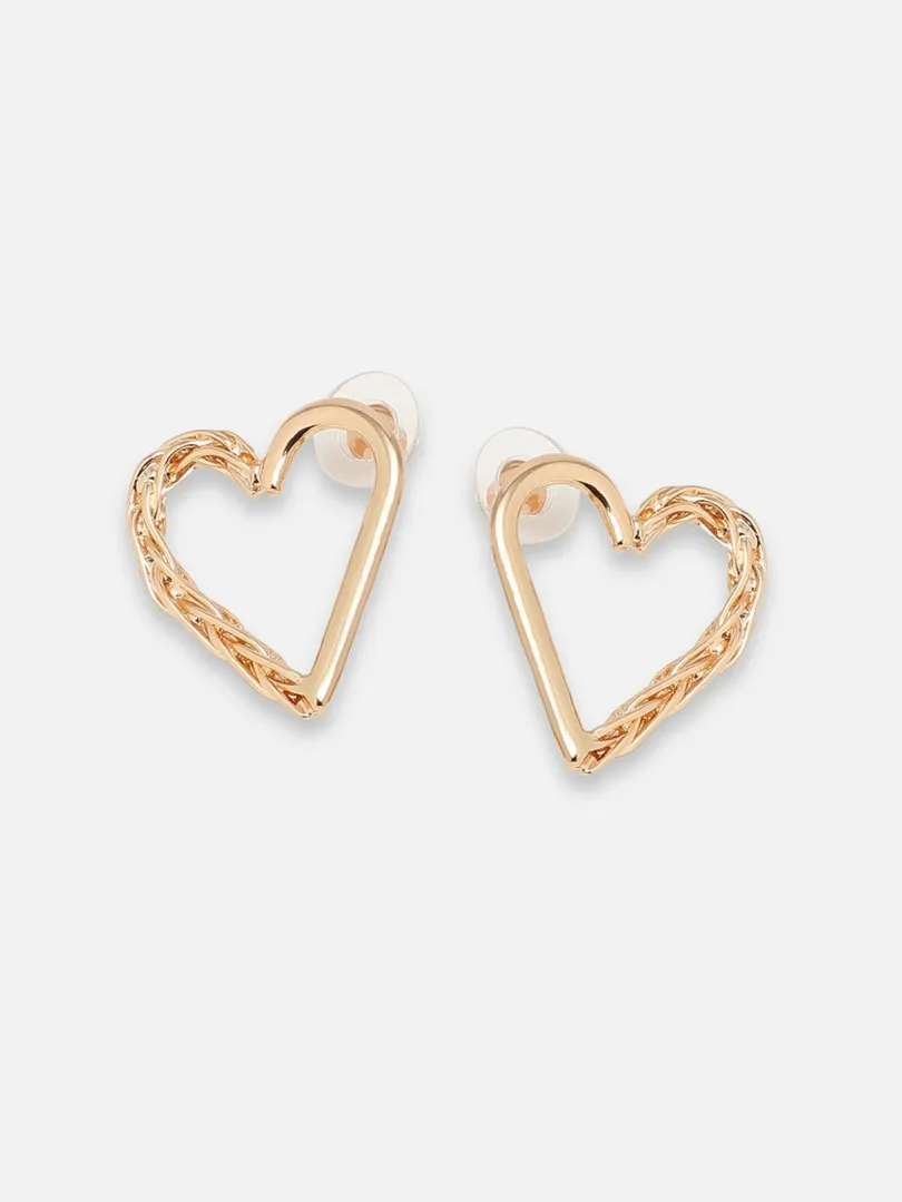 Gold Plated Party Designer Stud For Women