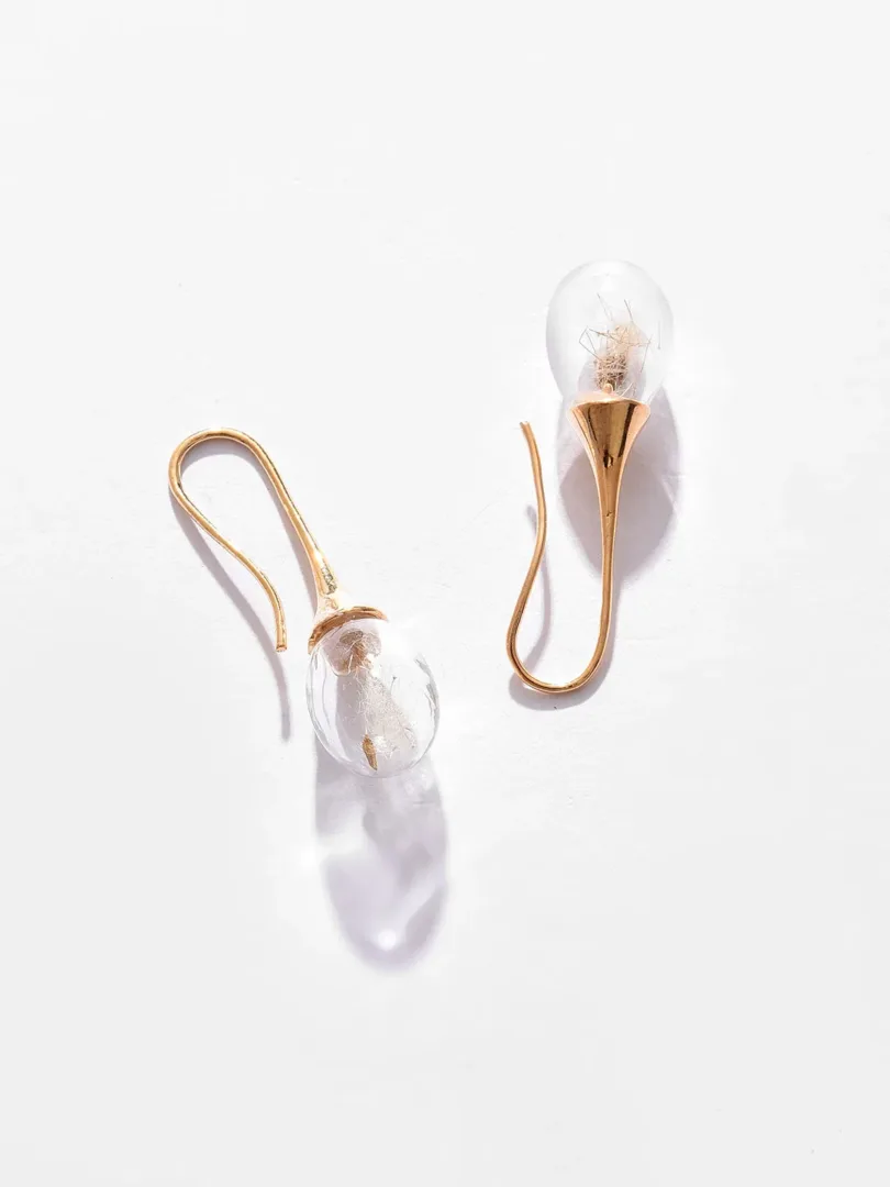 Gold Plated Designer Drop Earrings