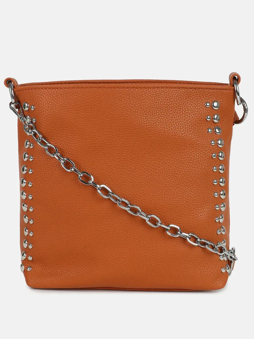 Solid Hand Bag with Zip Lock