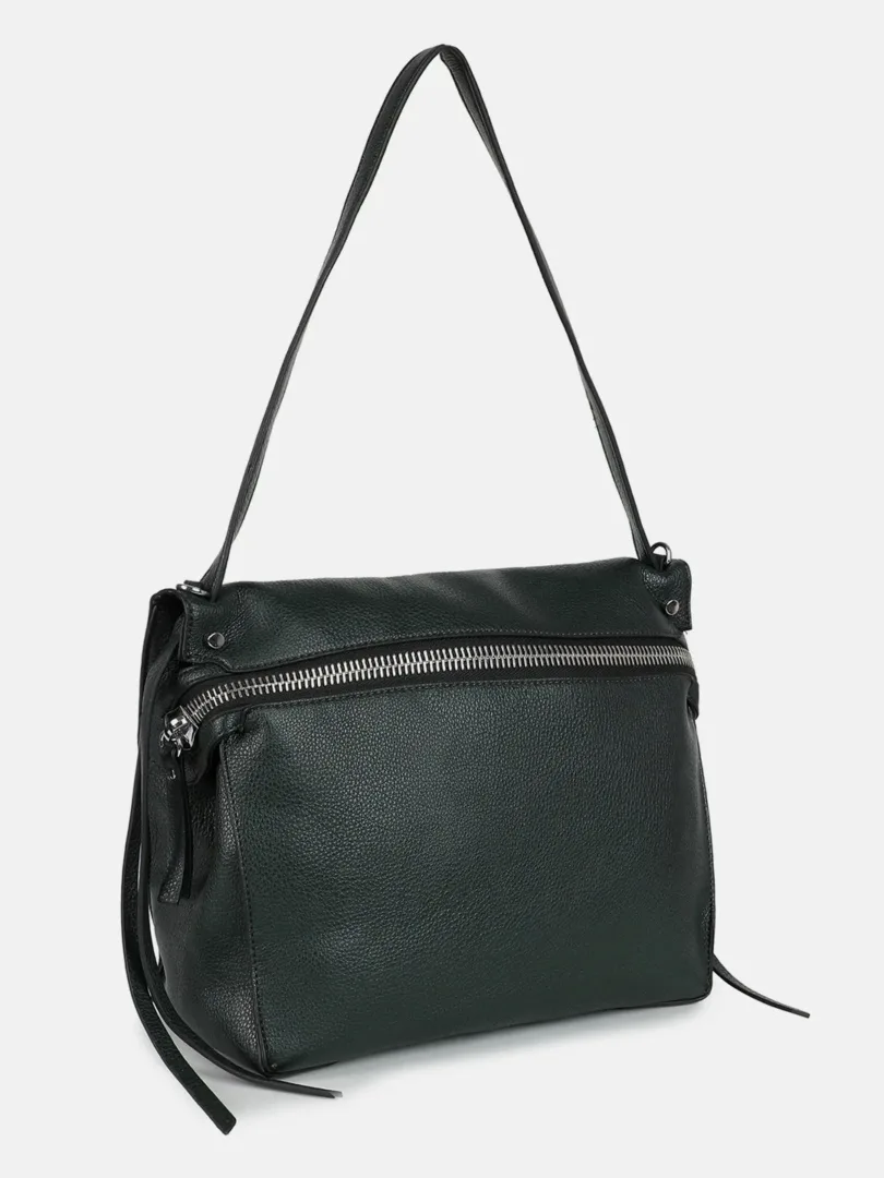 Solid Hand Bag with Zip Lock