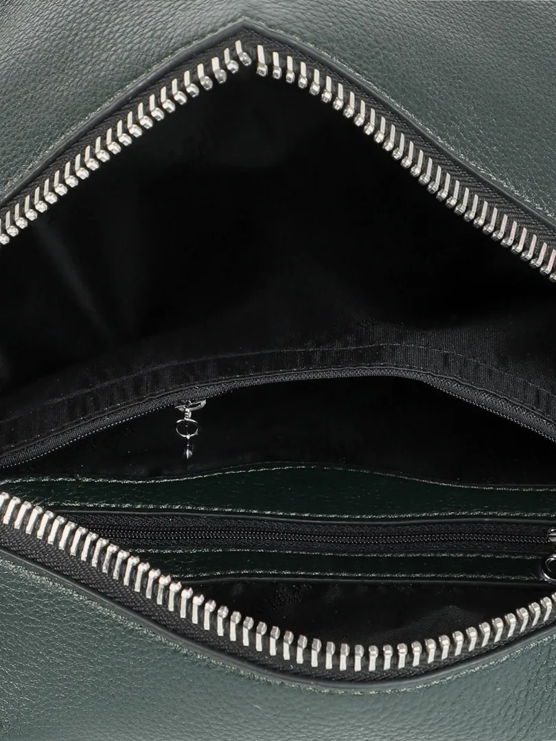 Solid Hand Bag with Zip Lock