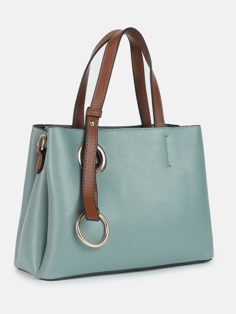 Solid Oversized Shopper Hand Bag with Magnet Lock