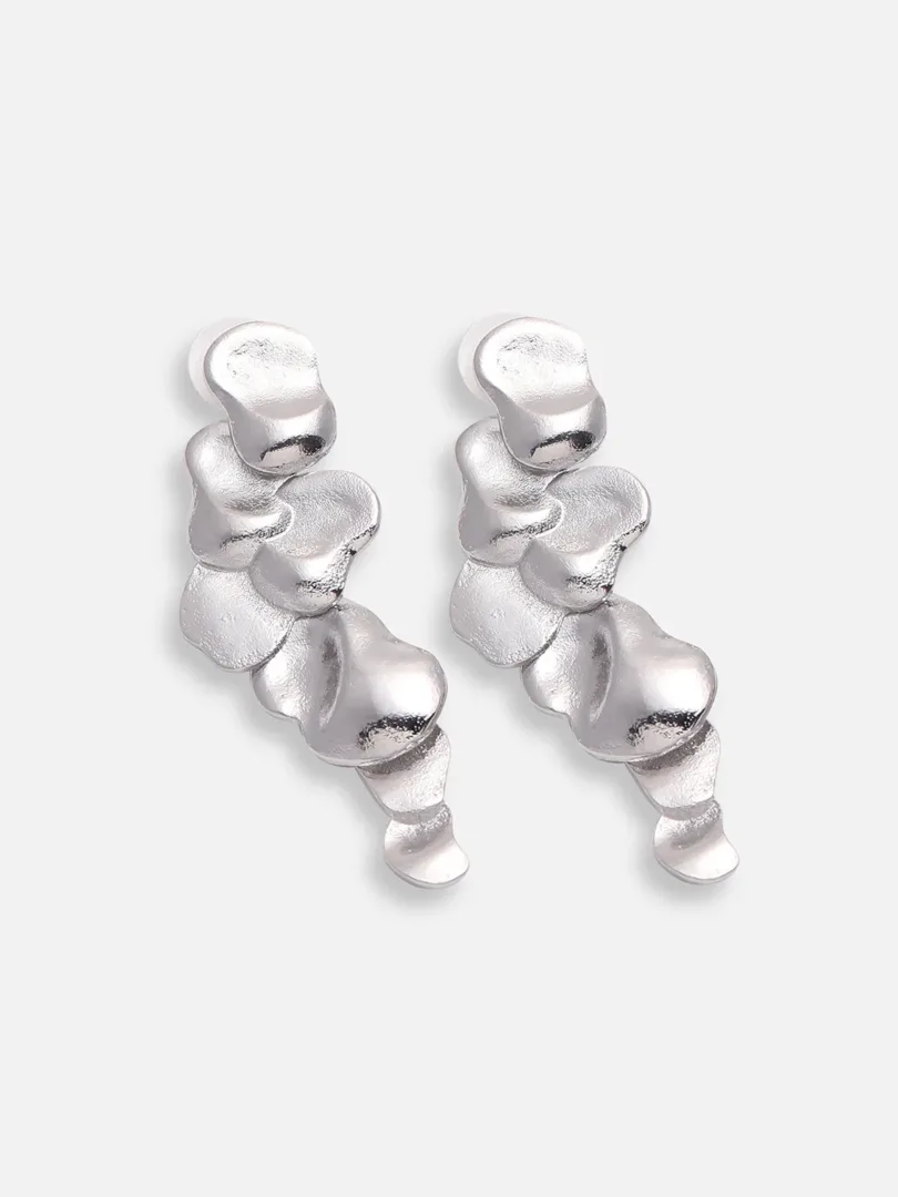 Silver Plated Party Designer Drop Earring For Women