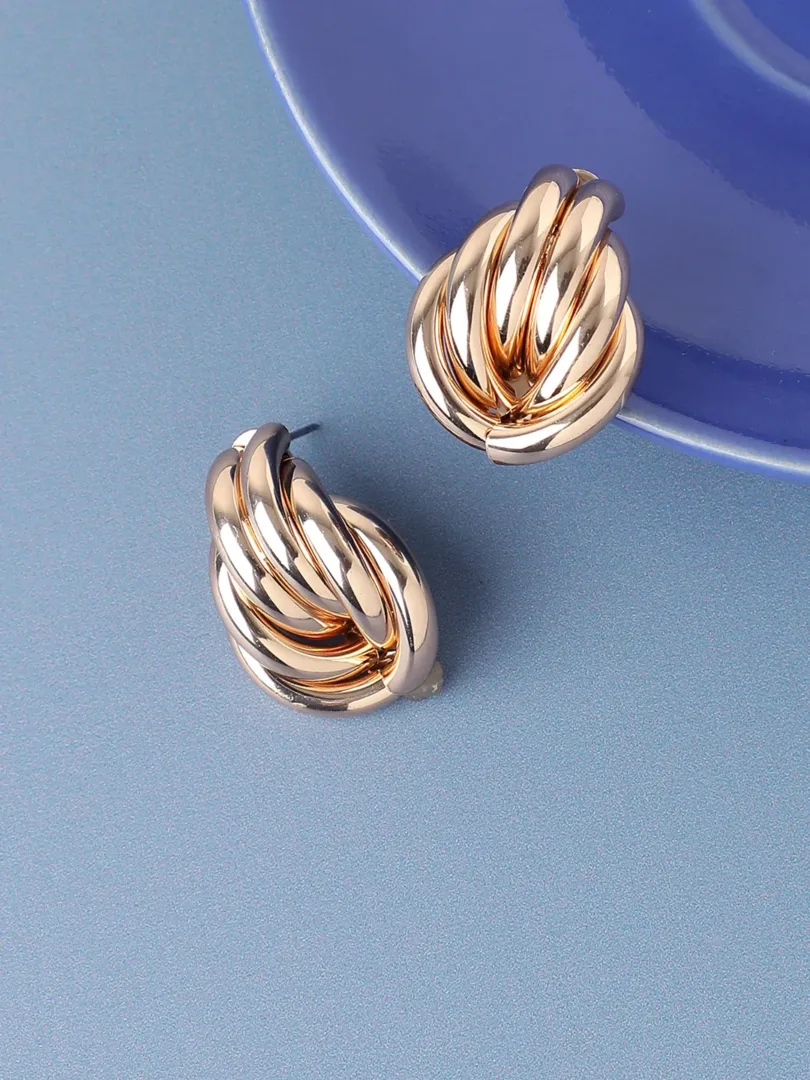 Gold Plated Designer Casual Stud For Women