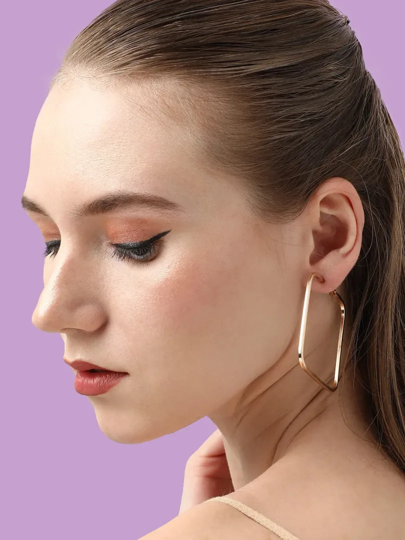 Silver Plated Designer Party Hoop Earring For Women