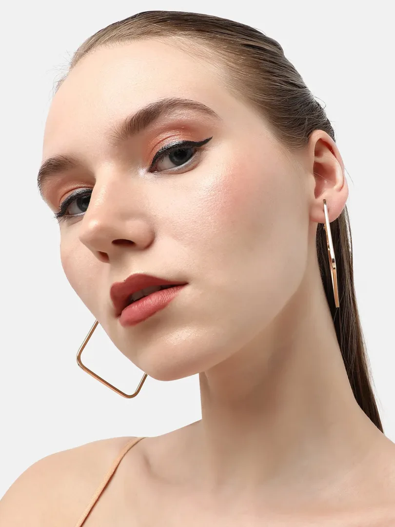 Silver Plated Designer Party Hoop Earring For Women