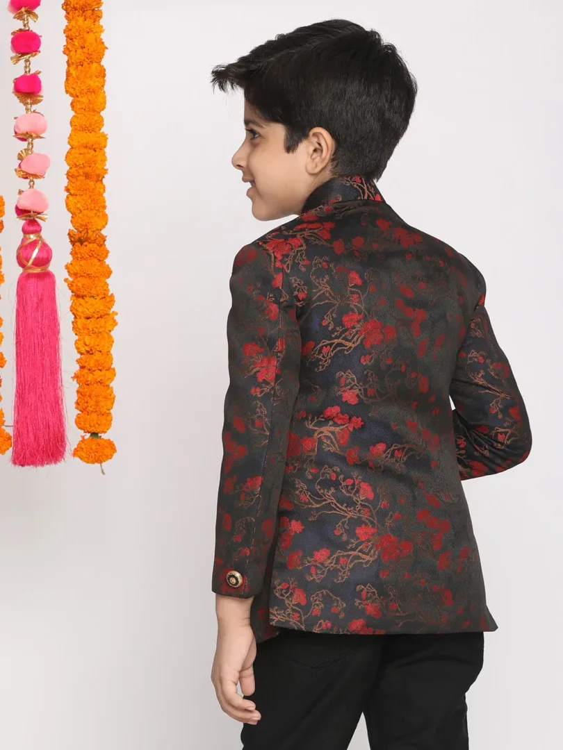 Boys' Maroon Jodhpuri